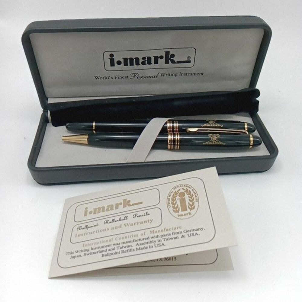 Vintage i.Mark Writing Instrument "Buick Challenge" PGA Golf Tournament Pen Set
